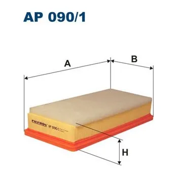 Vzduchový filtr Vzduchový filtr FILTRON (AP090/1)