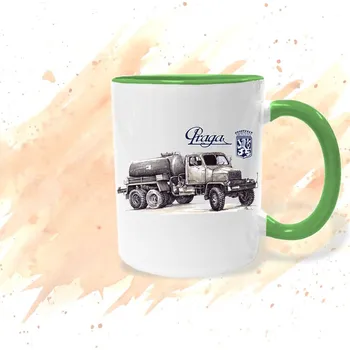 Hrnek - Praga V3S - Fekální vůz Barva: Zelená