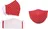 Bellatex Dětská bavlněná rouška s vnitřní kapsou červený puntík, M