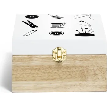 Organizér galanterie Dřevěná kazeta na šití Prym 612587