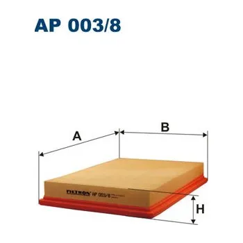 Filtr do auta Vzduchový filtr FILTRON (AP003/8)