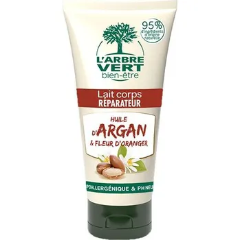 Tělové mléko L'ARBRE VERT tělové mléko s arganovým olejem a květem pomerančovníku 75ml