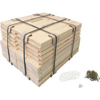 Včelí nástavek Langstroth 1/1- 242 mm, nesmontovaný 1 ks, Borovice vejmutovka