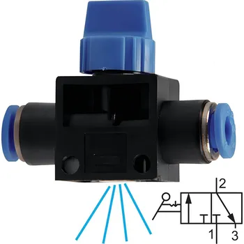 Ventil Pneumatics & Hydraulics Uzavírací ventil s odvětráním 8 - 10