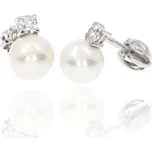 Zlatnictví Helios Zlaté náušnice s perlou