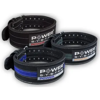 Opasek na cvičení PowerSystem opasek POWERLIFTING grey XXL 102-121cm