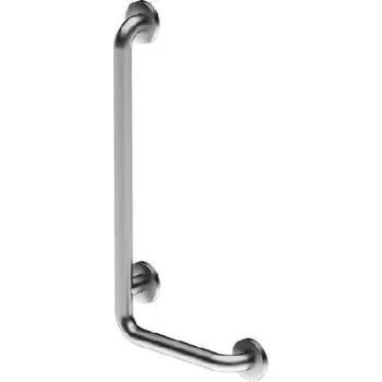 Madlo do koupelny Sanela Madla - Madlo 35x66 cm, levé, matný nerez SLZM 19X