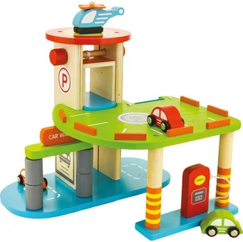 Vláček a vláčkodráha Dvoupatrové parkoviště