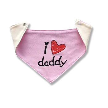 BABY´S WEAR Bavlněný slintáček pro miminka - I Daddy