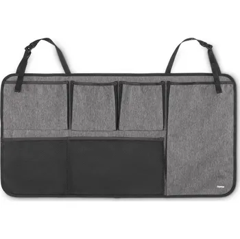 Organizér do auta Hama organizér do kufru auta, připevnění na zadní stranu zadních sedadel, polyester, šedá/černá