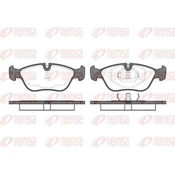 Brzdová destička Sada brzdových destiček, kotoučová brzda REMSA 0446.00