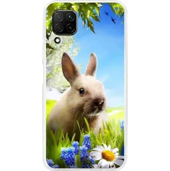 Pouzdro na mobilní telefon Gelový kryt mmCase na mobil Huawei P40 Lite - zajíček