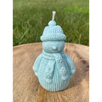 Svíčka Sněhulák, Barva: Bílá