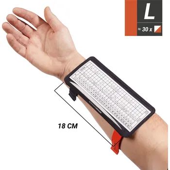 GEONAUTE Držák na popisky na orientační běh velikost L ČERNÁ