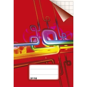 Sešit Reas Pack Školní sešit A5/5110 10 listů čtverečkovaný červený