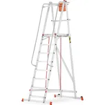 Higher hliníkový skladový žebřík 8 stupňů 81PRO S-8107