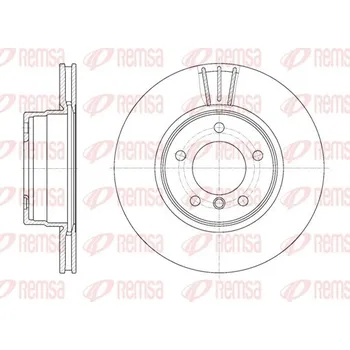 Brzdový kotouč Brzdový kotouč REMSA 6653.10