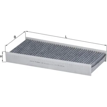 Klimatizace automobilu Filtr, vzduch v interiéru MAHLE LAK 412