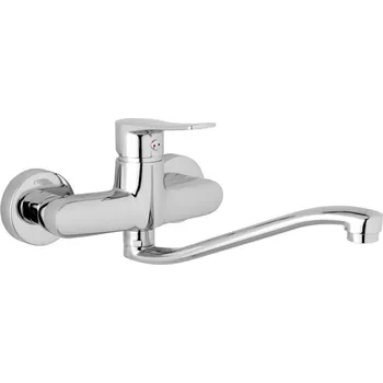 Vodovodní baterie JB Sanitary K10 35 40 Dřezová nástěnná baterie, ramínko ploché S 300 mm