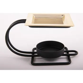 Aroma lampa Vykuřovací stojánek Kasir - černozlatý