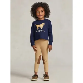 Dámská košile Polo Ralph Lauren Halenka Ls Dog Tee 312916817001 Tmavomodrá Regular Fit 6X