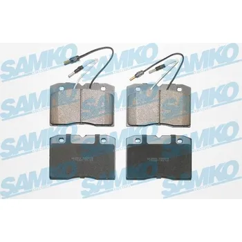 Brzdová destička Sada brzdových destiček, kotoučová brzda SAMKO 5SP015