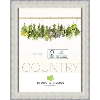 Rám na obraz Fotorámeček, dřevěný, starobílý, 30x40 cm