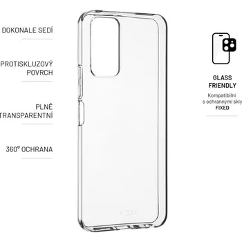 Pouzdro na mobilní telefon TPU gelový kryt FIXED Story pro TCL 405/406/408, čirý FIXTCC-1127