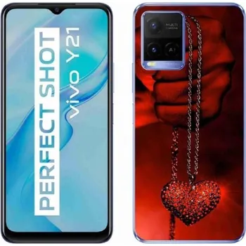Pouzdro na mobilní telefon Gelový kryt mmCase na mobil Vivo Y21/Y21s/Y33s - náhrdelník