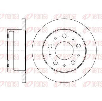 Brzdový kotouč Brzdový kotouč REMSA 61056.00