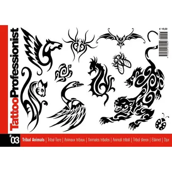 Odstranitelné tetování Tattoo Professionist 3 - Tribal zvířata