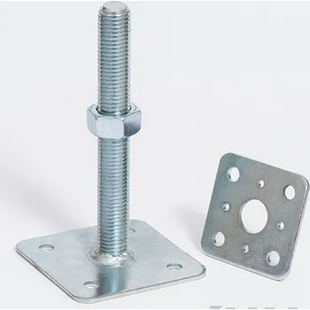 Patka pilíře s volnou deskou - M16X100mm, desky 80x80mm