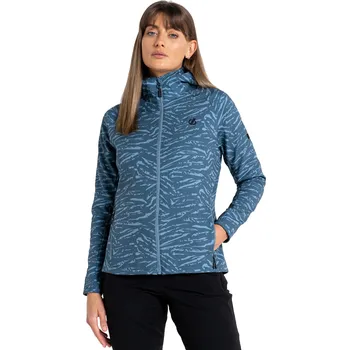 Dámská větrovka DARE2B Far Out modrá dámská softshell bunda XL