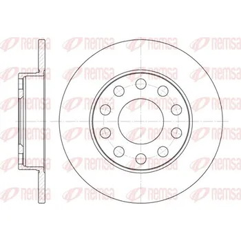 Brzdový kotouč Brzdový kotouč REMSA 6753.00