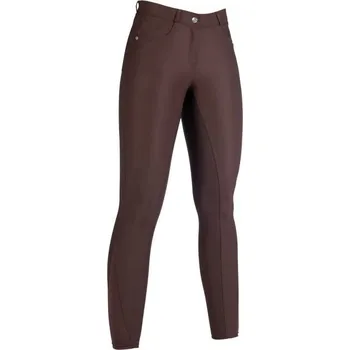 Jezdecké kalhoty HKM Rajtky Luna HKM, s gripem, dámské, dark brown 36