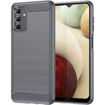 Pouzdro na mobilní telefon Carbon odolný gelový obal na mobil Samsung Galaxy A13 5G/Galaxy A04s (164.7 x 76.7 x 9.1 mm) - šedý