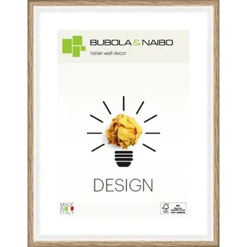 Rám na obraz Rámeček dřevěný 13x18cm, dub bílý