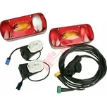 SET světel + elektrokabeláž k vleku 13pin/5 m + 3,1 m obrys se světly MD-36