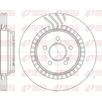 Brzdový kotouč Brzdový kotouč REMSA 61187.10