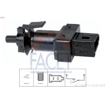 Autoelektrika Spínač brzdového světla FACET 7.1222