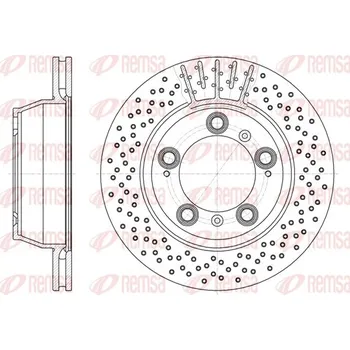 Brzdový kotouč Brzdový kotouč REMSA 6941.10