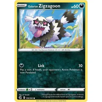 Sběratelská karetní hra Pokémon karta Galarian Zigzagoon 159/264 - Fusion Strike
