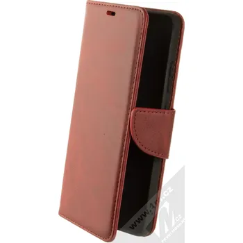 Pouzdro na mobilní telefon 1Mcz Porter Book flipové pouzdro pro Nokia 2.4 tmavě červená (dark red)