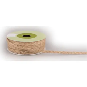 Stuha Provázek jutový 6mm x 4,6m vzor 4097 425-PŘÍRODNÍ