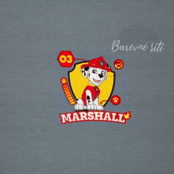 Úplet Marshall, panel (E) (Kvalitní licenční úplet Tlapková patrola)