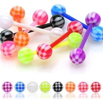 Piercing Piercing činka bioplast (oranžová)