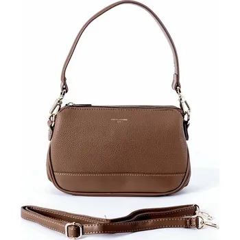 Malá kabelka na rameno i crossbody kabelka David Jones 7017 hnědá