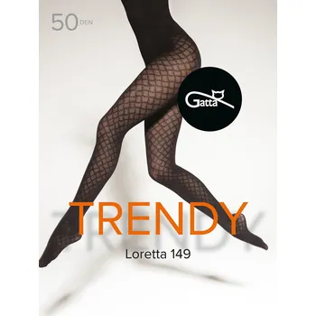 Dámské punčochy Gatta punčocháče Loretta 149 50DEN - černá, S