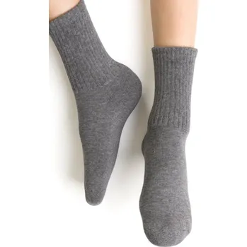 Dívčí tričko DĚTSKÉ FROTÉ PONOŽKY 020 MELANŽOVĚ ŠEDÁ 29-31