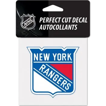 Puk WinCraft Samolepka New York Rangers Perfect Cut Decal 10x10 397407